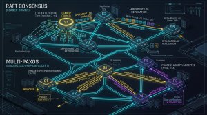 Distributed Consensus Internals: Raft vs. Multi-Paxos in High-Availability Cloud Engines