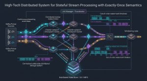Stateful Stream Processing Internals: Exactly-Once Semantics with Chandy-Lamport Snapshots