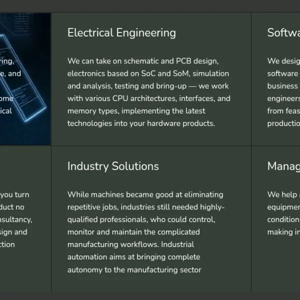 Company Portfolio Website