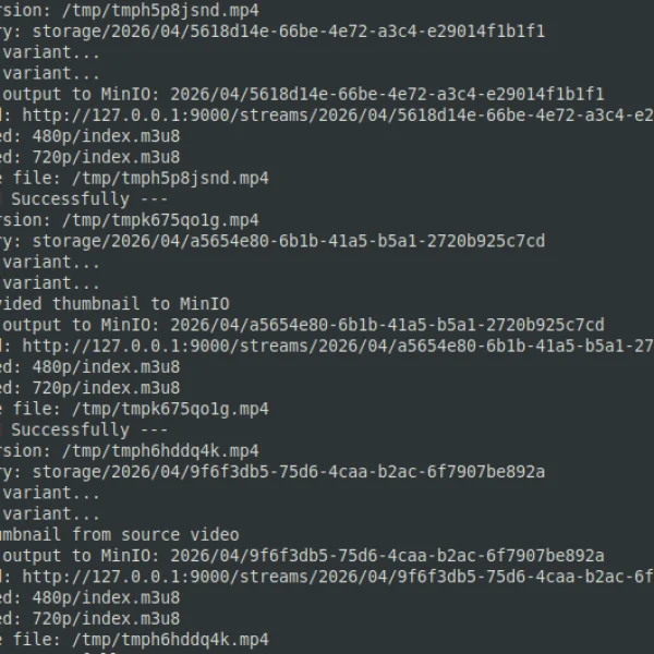 Video Encode and Upload