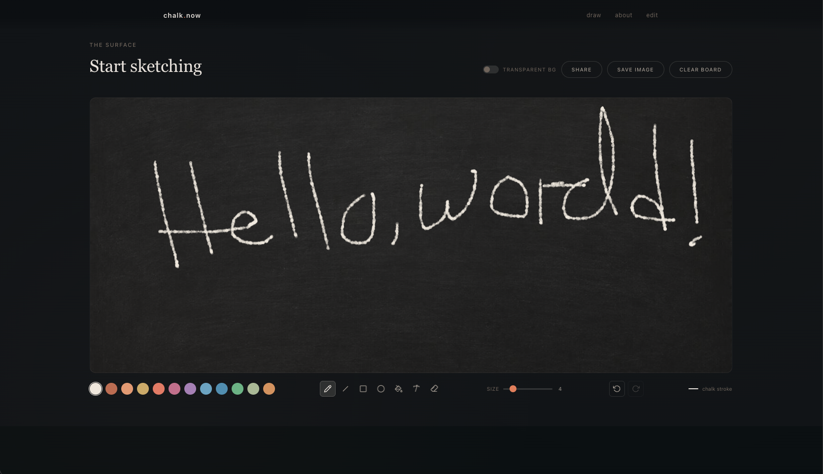 chalk.now | Free online chalkboard