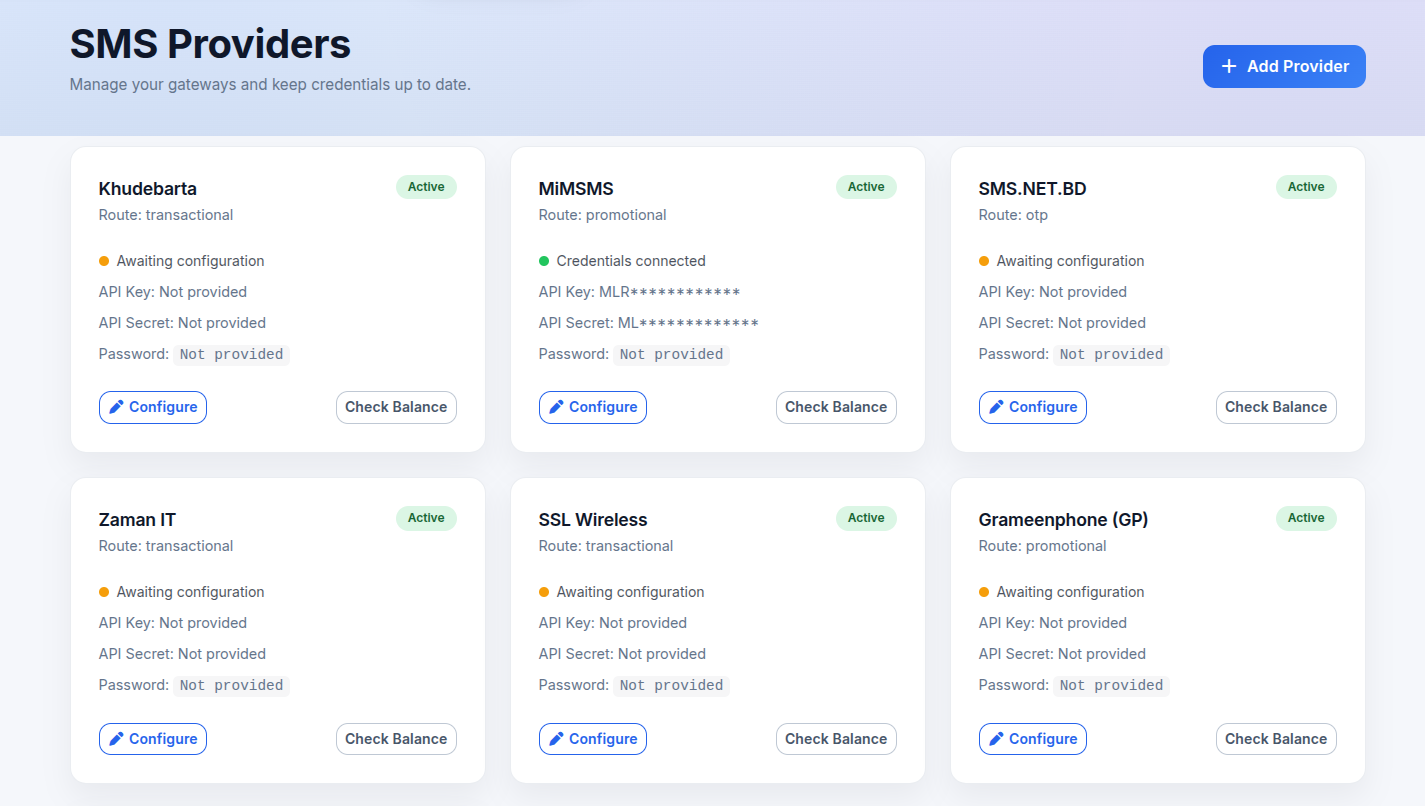 Bulk SMS sender